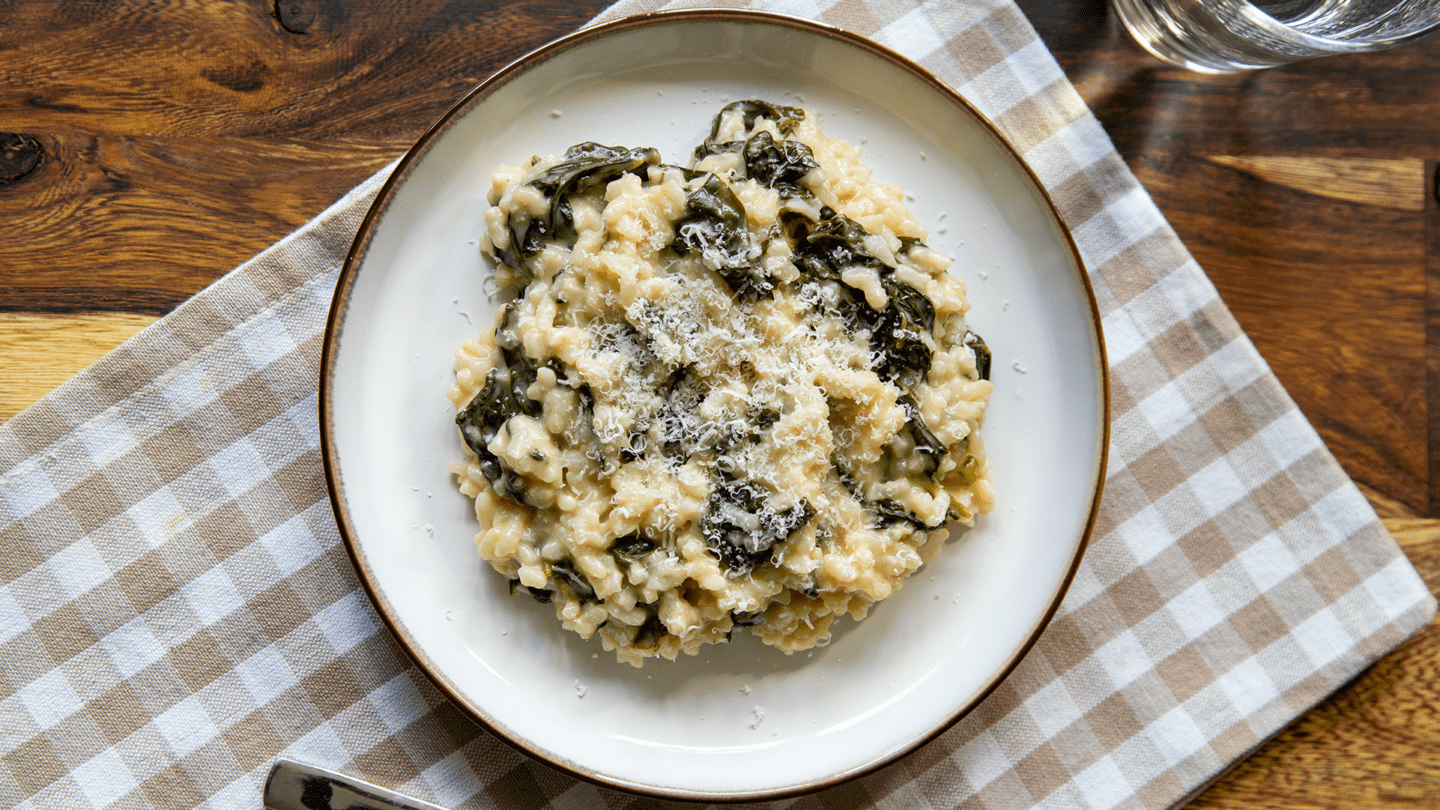 Rezept: Spinat-Risotto einfach gemacht - Flavoury Food Blog